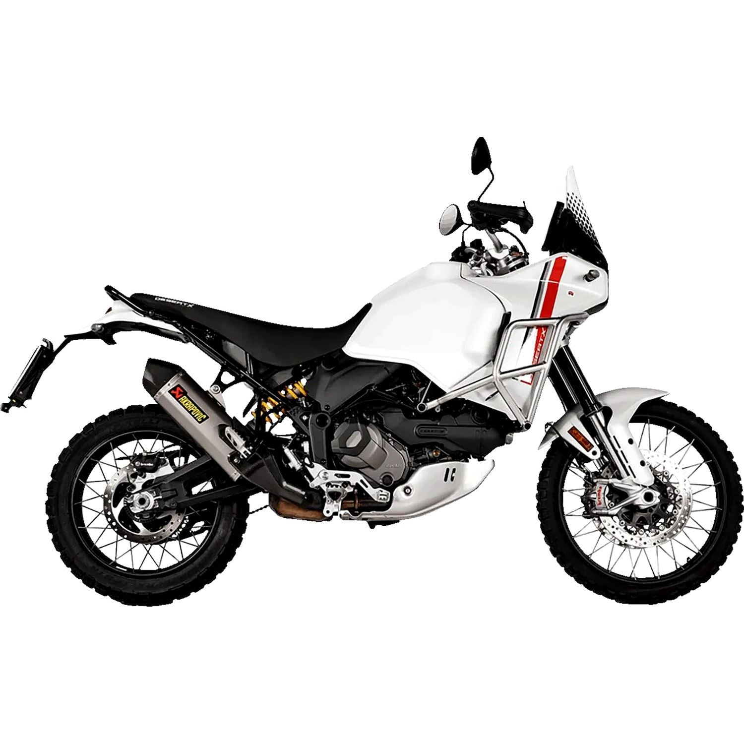 Akrapovic Titanium Line Slip On Silencer For Ducati DESERT X 950 ABS 2022-2024